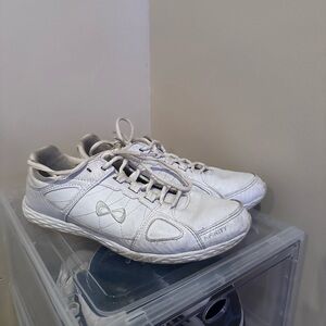 White used Nfinity cheer shoes Rival